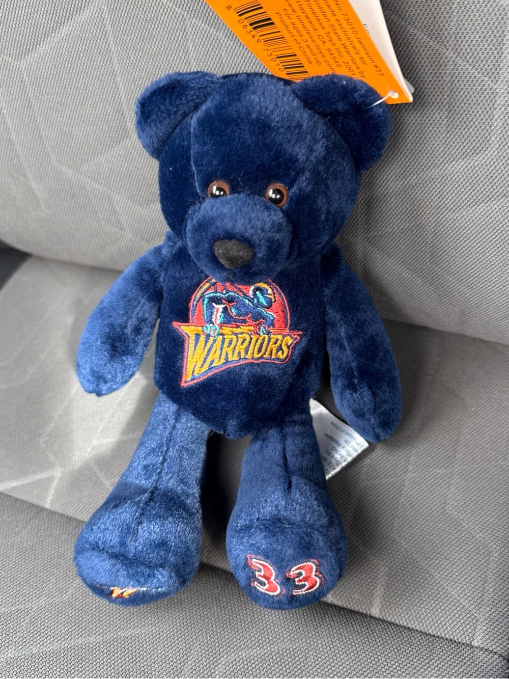 Navy Blue Plush Teddy Bear - Kids Toy